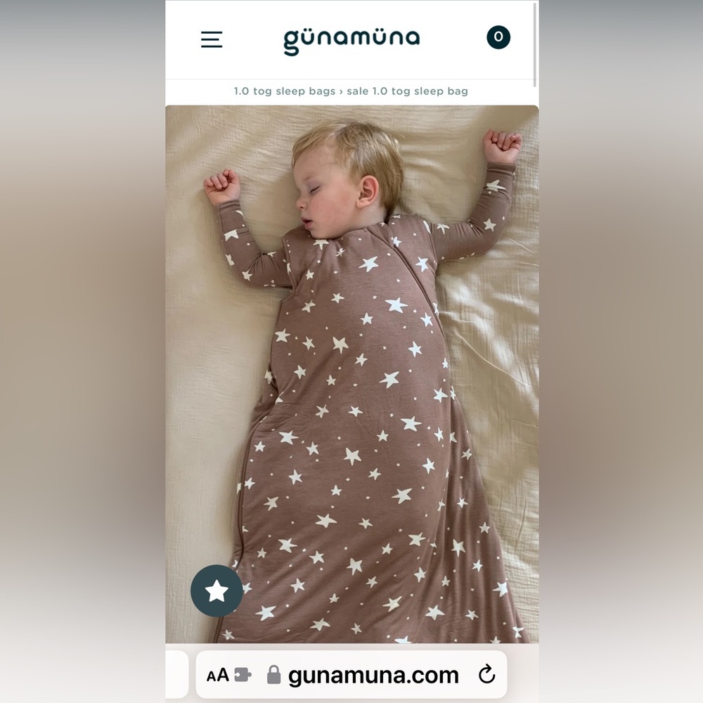 NWT Gunamuna 1.0 tog sleep bag
